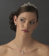 Pearl Bridal Tiara Combs
