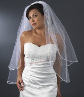 Satin Edge Veil