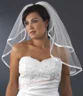 Satin Edge Veil