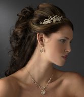 Gold Side-Accented Bridal Headpieces