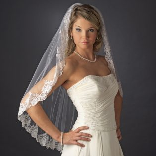 Mantilla Style Bridal Veil