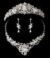 Bridal Tiara Necklace Set