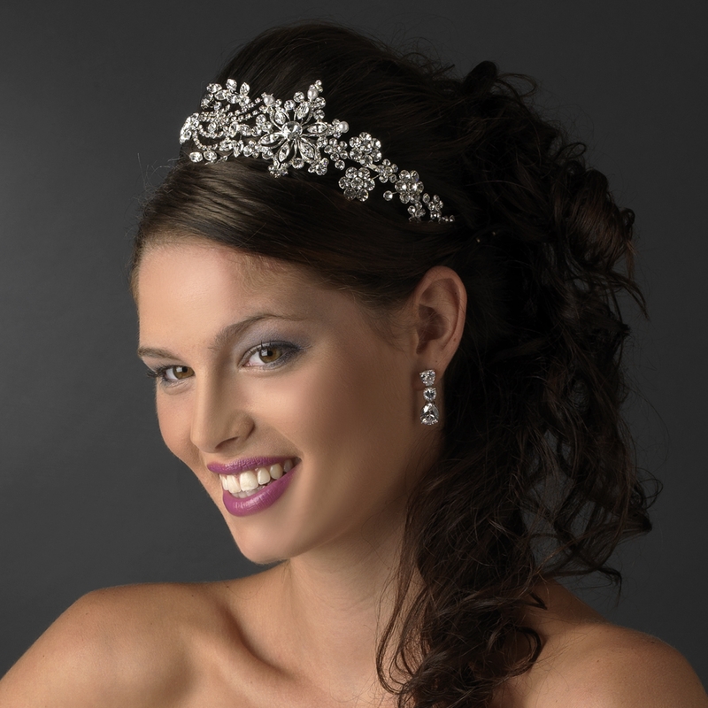 Silver White Pearl Headband
