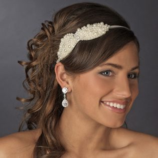 bridal hair bows