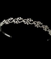 Pearl & Rhinestone Floral Vine Bridal Headband