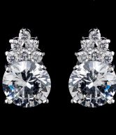 CZ Bridal Earrings