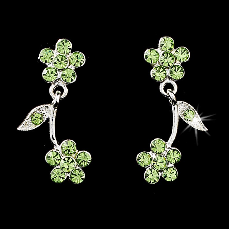 Beautiful Floral Bridal Jewelry Set