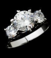 Silver CZ Ring