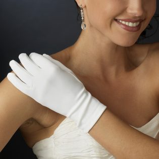Wrist Length Bridal Gloves