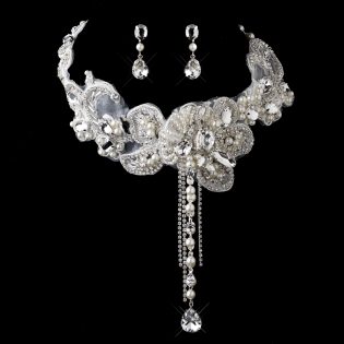 Bridal Choker Necklace Set