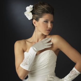Beaded Bridal Gloves
