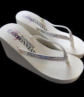 Wedge Bridal Flip Flops