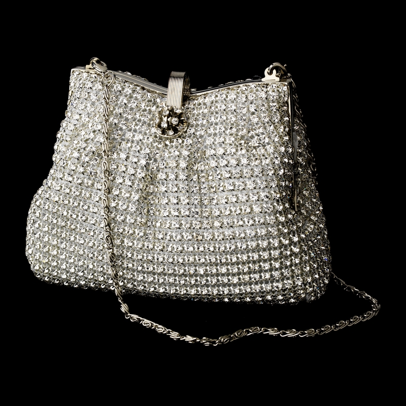 Glamorous Swarovski Crystal Evening Bag - Elegant Bridal Hair