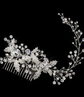 Crystal Flower Bridal Comb