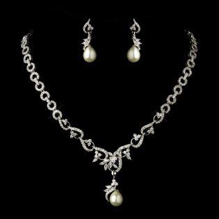 Ivory Pearl Bridal Jewelry Set